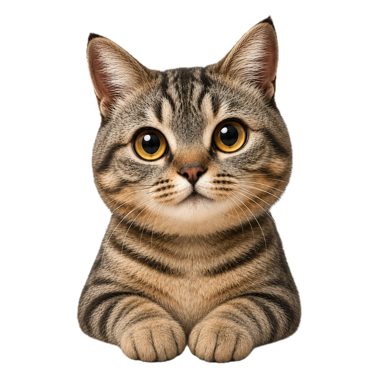 献立を案内する猫